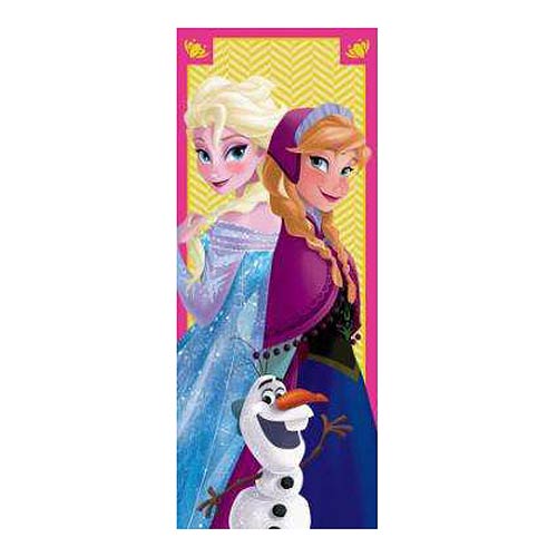 Disney Frozen Yellow Pink Stretched Canvas Print